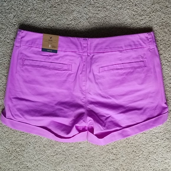 Light orchid purple shorts - Picture 3 of 3